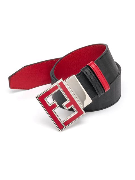 fendi zucca belt red|fendi belt size chart.